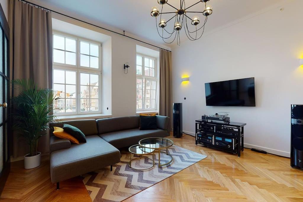 Big Modern Apart - Market Square - Nice View - Next To Town Hall Apartamento Breslavia Exterior foto