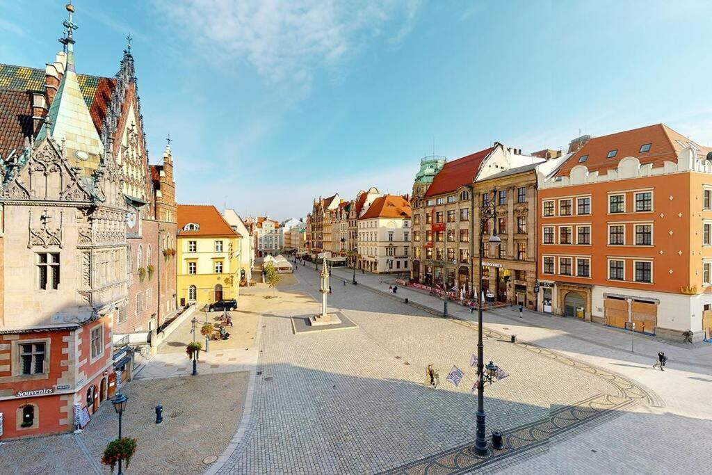 Big Modern Apart - Market Square - Nice View - Next To Town Hall Apartamento Breslavia Exterior foto